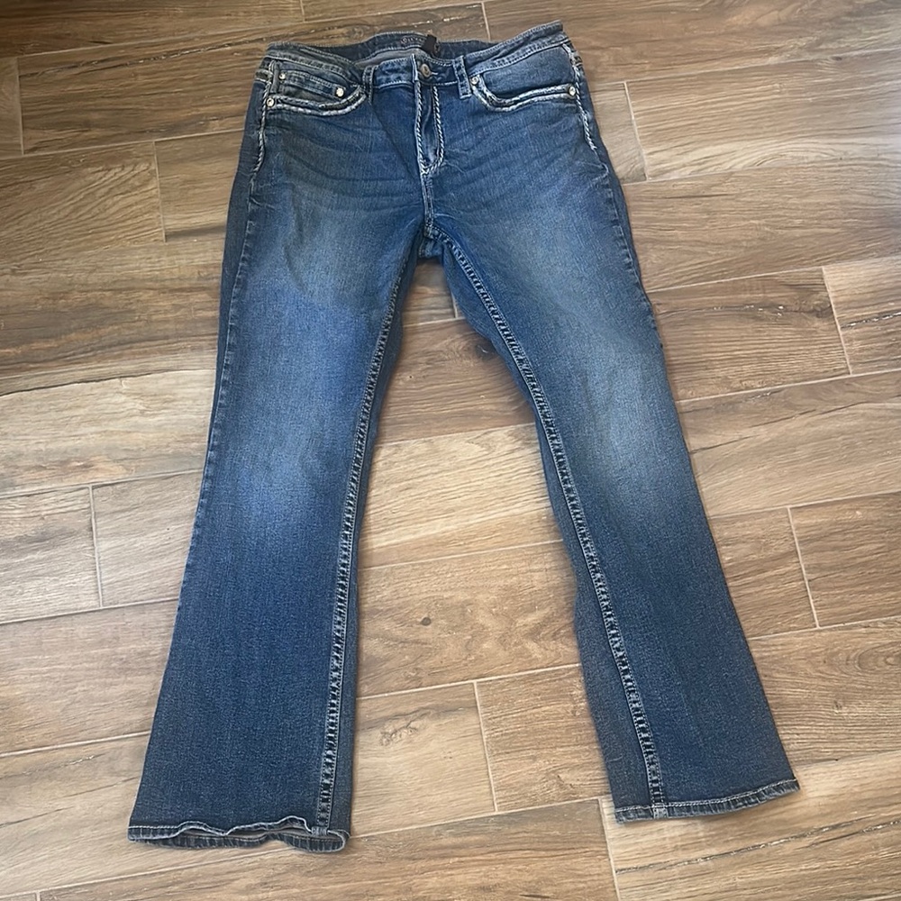 Shyanne Dark Blue Flare Jeans